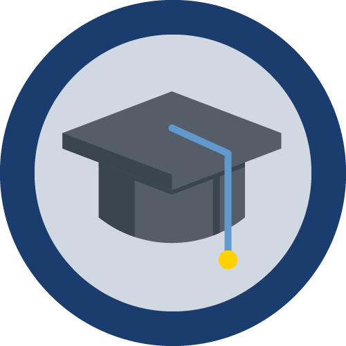 grad hat icon